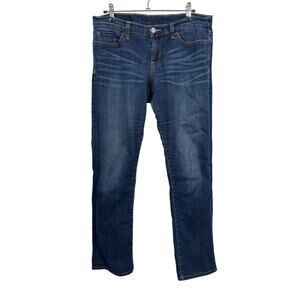 Lucky Brand Sweet Straight Jeans Womens 6/28 Short Blue Mid Rise Stretch
